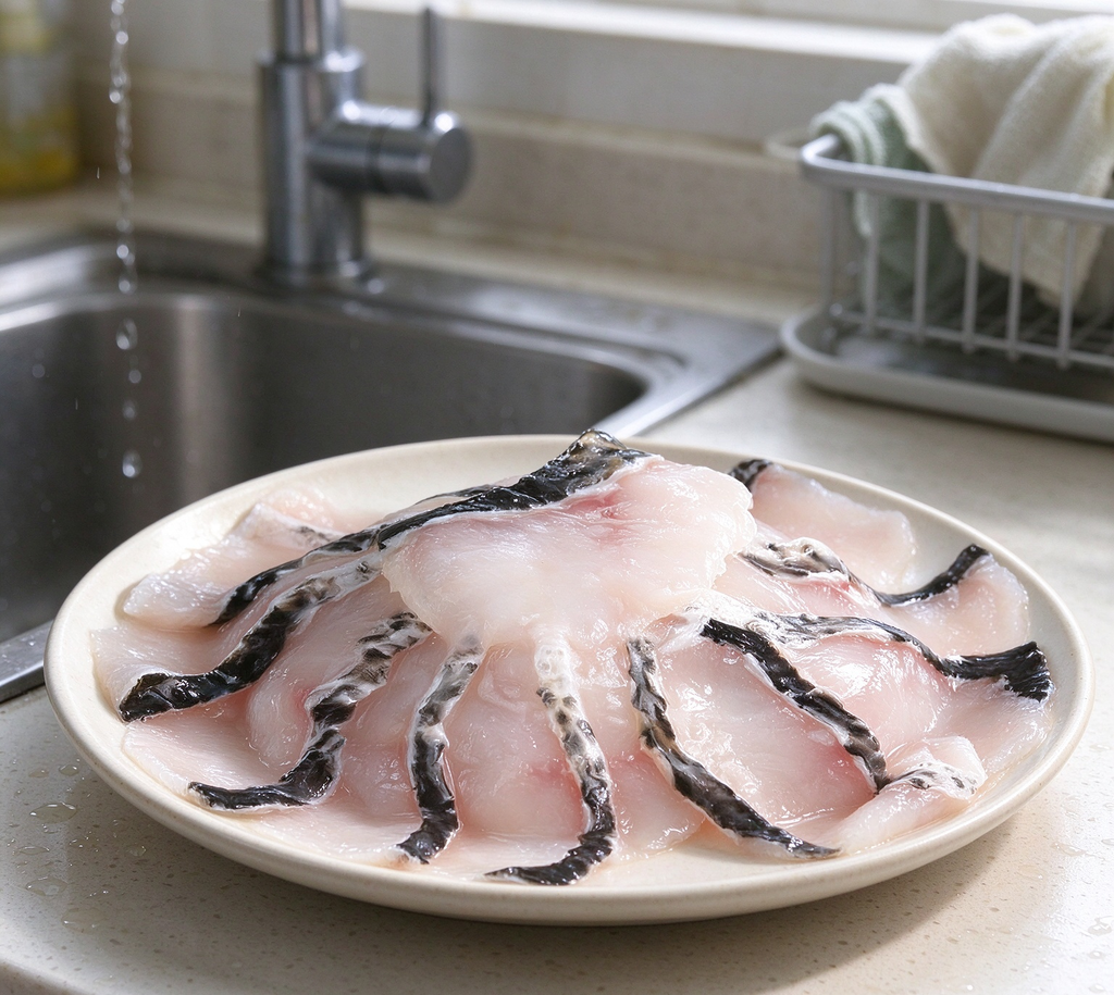 Snakehead Fish Slices